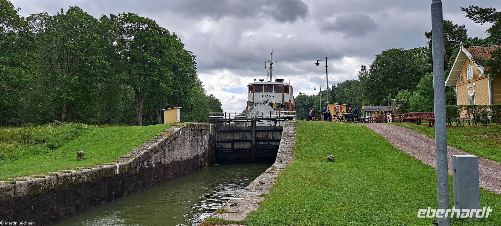 Göta Kanal - Sjötorp - westliches Ende des Göta Kanal - Eingang zum Vänern