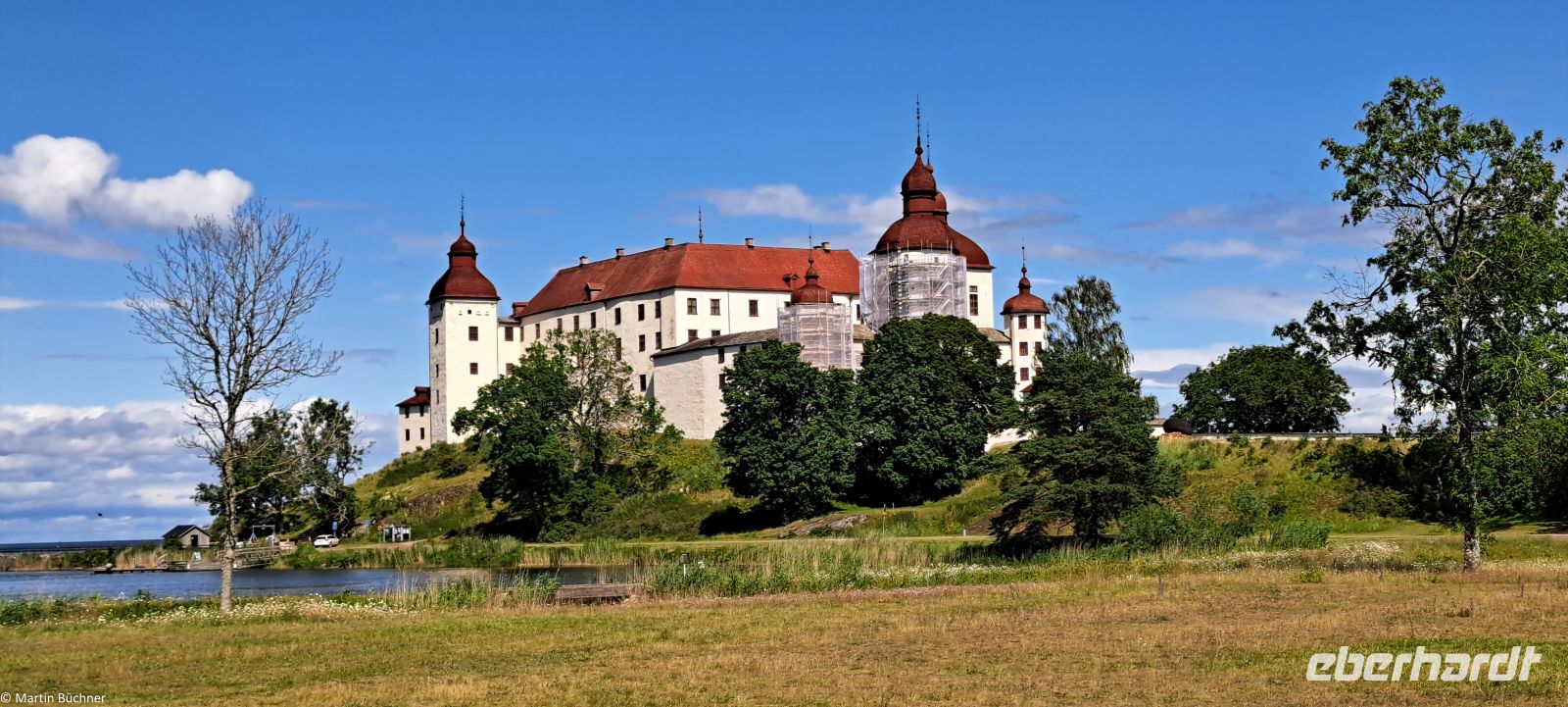 Göta Kanal - Abwettern wegen Sturm auf dem Vänern - Ausflug zum Schloss Läckö