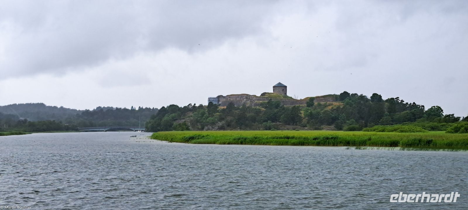 Göta Älv - der Göta Fluss - Bohus festning