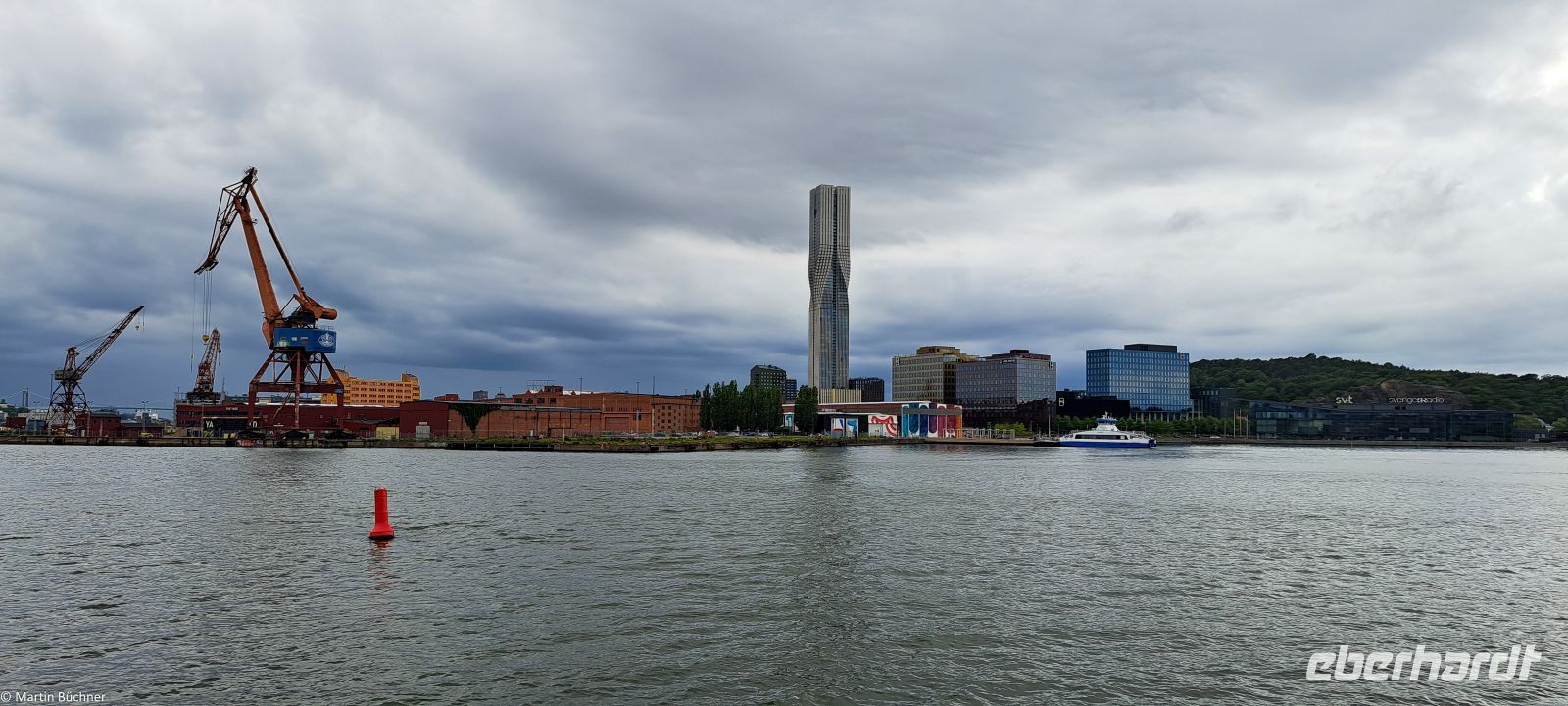 Ankunft in Göteborg - neues höchstes Gebäude Skandinaviens