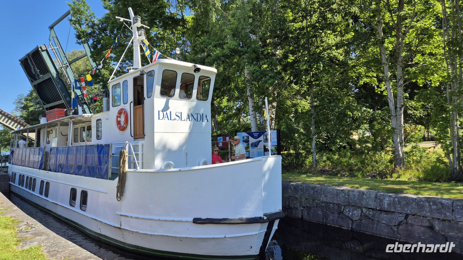 MS Dalslandia auf dem Dalslandkanal