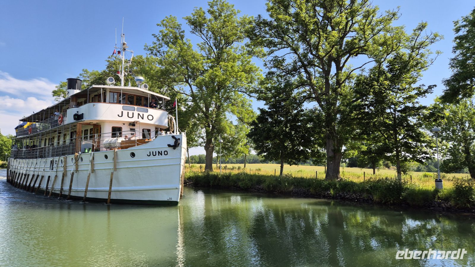 MS Juno auf dem Götakanal