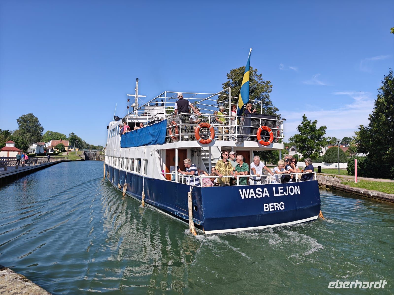 MS Wasa Lejon auf dem Götakanal