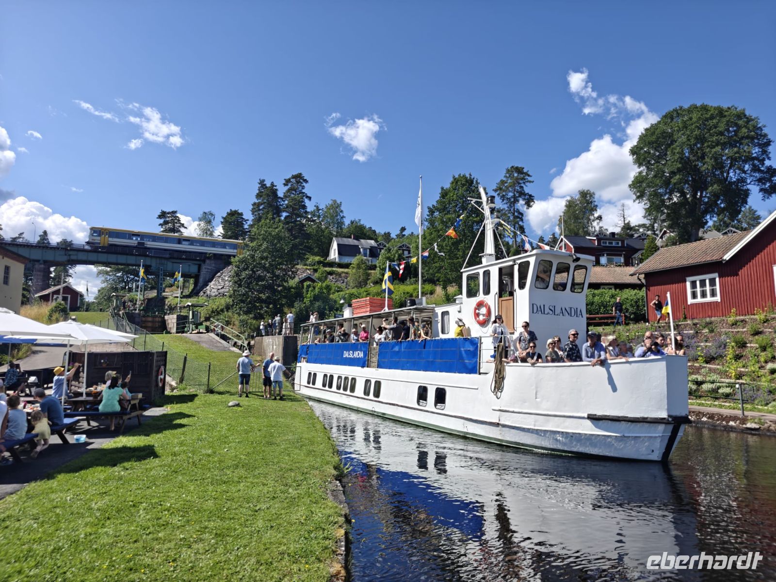 MS Dalslandia auf dem Dalslandkanal