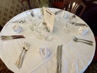 Tischdekoration, MS Diana