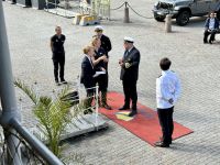 Begrüßung Crew MS Diana, Stockholm