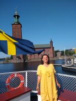 Auf dem Schiff nach Drottningholm 