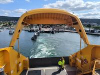 Auf der Fähre nach Visingsö 