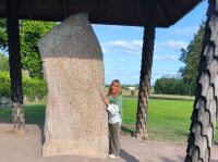 Am Runenstein von Rök 