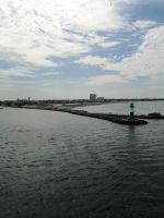 Wir verlassen Warnemünde