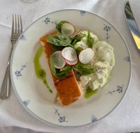 Heißgeräucherter Lachs