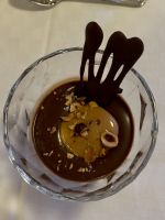 Dunkle Schokoladencreme