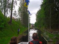 Fahrt auf dem Dalslandkanal