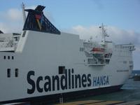 unser Schiff nach Rostock