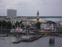 Einfahrt nach Warnemünde