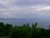 Blick auf Insel Visingsö