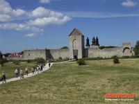 Beginn der Stadtführung in Visby