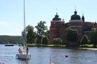 Schloss Gripsholm auf einer Insel im Mälarsee