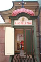 Schwedische Telefonzelle