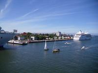 im Hafen von Warnemünde