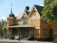 Bahnhof Mariefred am Schloss Gripsholm