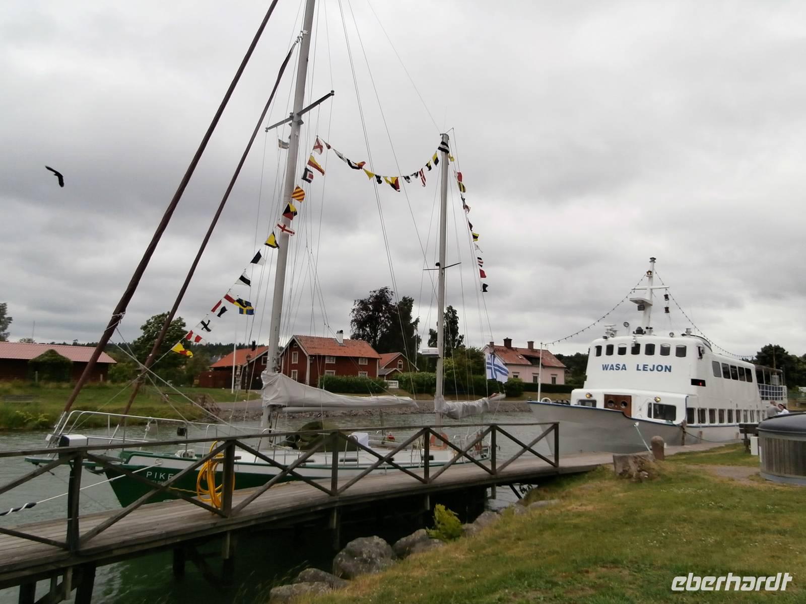 Götakanal Schifffahrt-Wasa Lejon