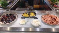 Abendessen Buffet ober lecker