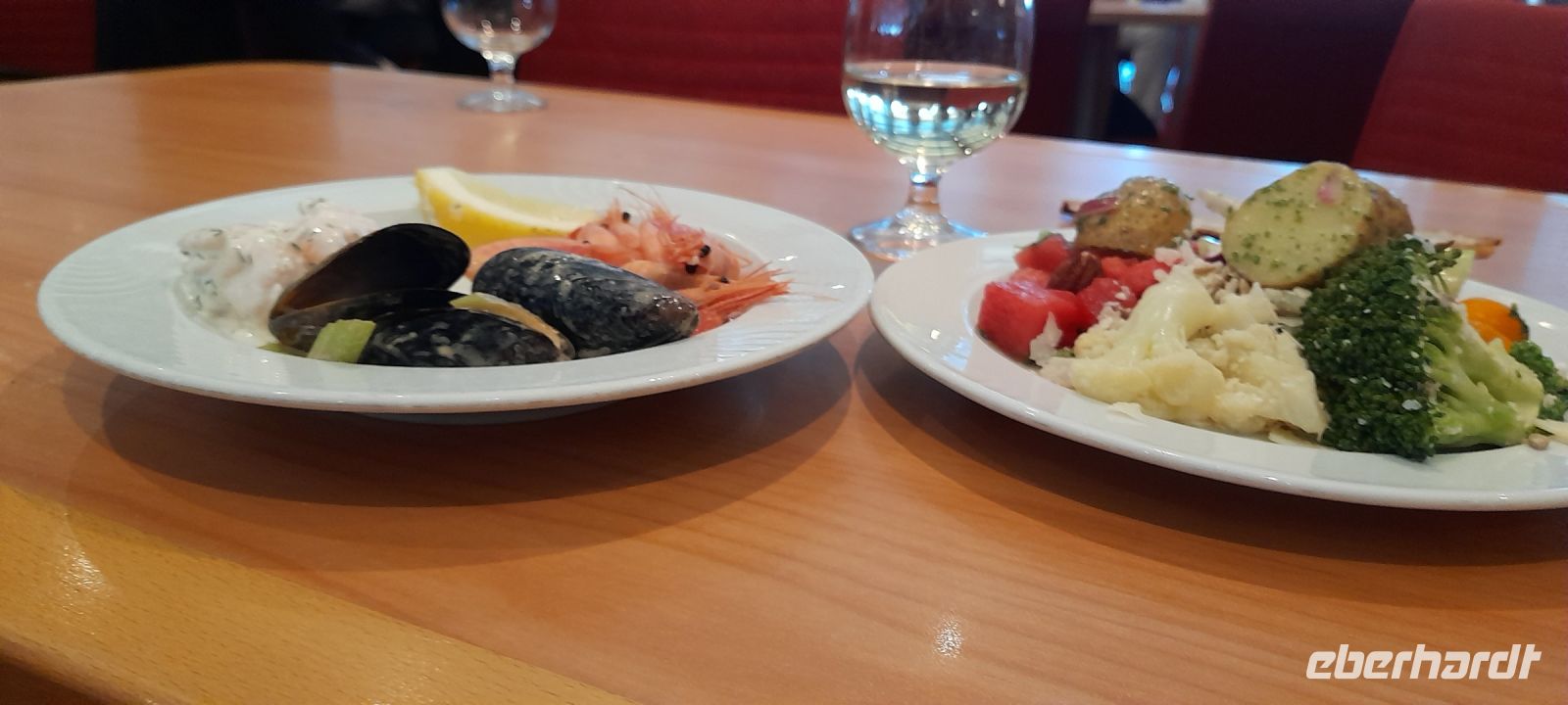 Abendessen an Bord