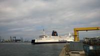 Am Fährhafen in Rostock