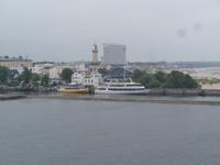 Ausfahrt aus Warnemünde