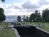 Blick zum See Roxen