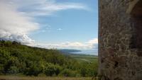 Brahehus mit Blick auf den Vättern