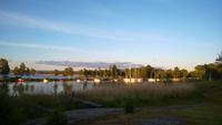 Der Vänern am Hafen von Vänersborg