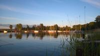 Der Vänern am Hafen von Vänersborg