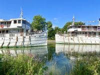 Göta Kanal Kreuzfahrt - Begegnung mit MS Juno