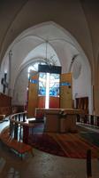 Glasbild am Altar von Bertil Vallin, Dom zu Växjö