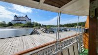 Kreuzfahrt Göta-Kanal - Abfahrt von Schloss Läckö