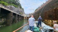 Kreuzfahrt Göta-Kanal - Die erste Schleuse Lilla Edit