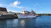 Kreuzfahrt Göta-Kanal - MS Diana morgens in Motala