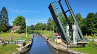 Kreuzfahrt Göta-Kanal - handbetriebene Schleuse in Tätorp