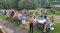 Kreuzfahrt Göta-Kanal - musikalischer Empfang an der Forsvik-Schleuse