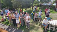 Kreuzfahrt Göta-Kanal - musikalischer Empfang an der Forsvik-Schleuse
