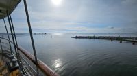 Kreuzfahrt Götakanal - Guten Morgen an der Schleusentreppe in Berg