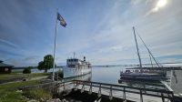 Kreuzfahrt Götakanal - MS Diana an der Schleusentreppe in Berg