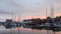 Kreuzfahrt Götakanal - tolle Abendstimmung in Motala