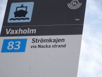 Schiffsanleger in Vaxholm