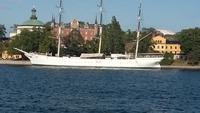Segelschiff ist auch Restaurant