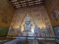 Stadshuset - Goldener Saal mit dem Mosaik der „Königin des Mälarsees“