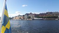 Stockholm (Strandvägen - Fahrt zur Insel Fjäderholmarna)