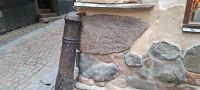 Stockholm - Gamla Stan - Wikinger Runenstein und Kanone